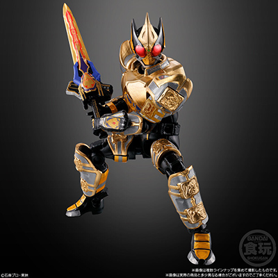 SHODO 仮面ライダー剣　仮面ライダーブレイド　ギャレン　カリス　レンゲル 仮面ライダー剣』のライダーたちを収録した食玩可動フィギュア