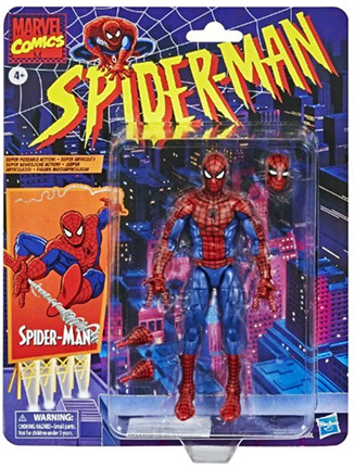 ユーロ安ハズブロ スパイダーマン マーベルレジェンド レトロパッケージ 新品未開封 スパイダーマン