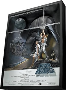 STAR WARS- Movie Poster Sculpture スターウォーズ ムービーポスター 