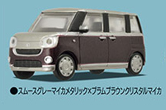 1/64PLUS ダイハツ ムーヴキャンバス NEWCOLOR 【スタンド
