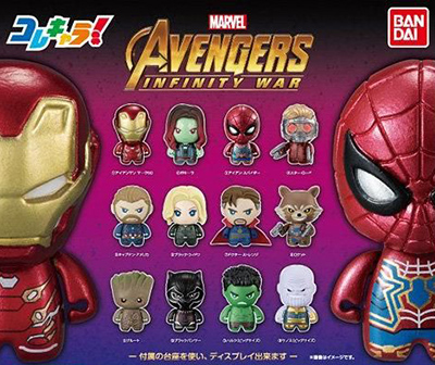 コレキャラ マーベル アベンジャーズ バンダイ