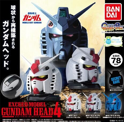 機動戦士ガンダム EXCEED MODEL GUNDAM HEAD ガンダムヘッド/Zヘッド