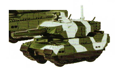 海洋堂カプセルQ ワールドタンクデフォルメ3 冬季迷彩仕様 陸上自衛隊