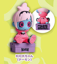 おーちゃん フィギュアスタンド KICKちゃん 【スタンドストーンズ】