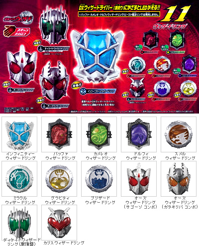 【魔法陣レア！】バンダイ仮面ライダー　ウィザード　リング魔法陣入り