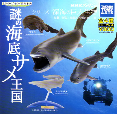 ♯Jui23JZカプセル百科事典NHKスペシャル深海の超巨大イカS入5種