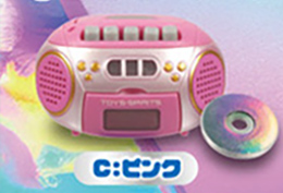 本当に録音再生！レトロminiCDプレイヤーマスコット～メタリックカラー