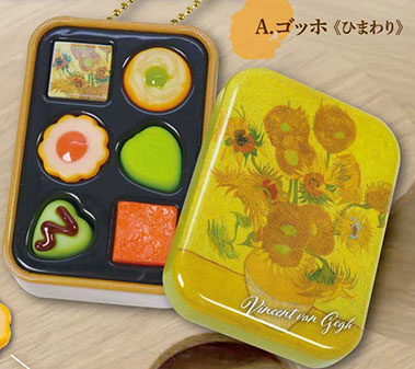 mini❁⃘*‬‪︎ ‪ページ　リメイク缶　お菓子缶 Patisseries d'art 名画のお菓子缶 【トイズスピリッツ】